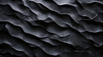 Wall Mural - abstract black and white sand dunes landscape photography