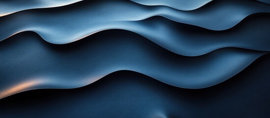 Wall Mural - Abstract Blue Waves