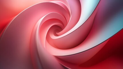 Aufkleber - A red and blue swirl with a pink center