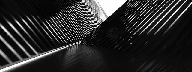 Aufkleber - Abstract dark angular pattern wallpaper with copy space in the center. Ideal for graphic design templates, banners, and modern digital backgrounds.