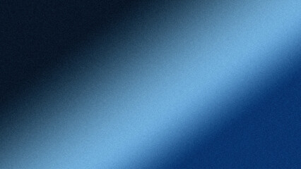 Wall Mural - Abstract blue gradient background with grainy texture