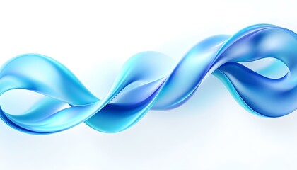 Poster - 3d holographic ribbon glass morphism wave line isolated on abstract background render. Iridescent curve liquid shape with colorful hologram gradient. Multicolored Glass Background