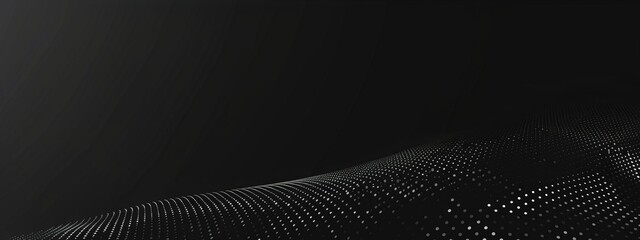 Aufkleber - Abstract minimalist wallpaper with grid lines and diamonds on black background. Featuring white space in the center for text, ideal for design templates and modern banners.