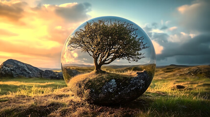 Wall Mural - Nature's Sphere