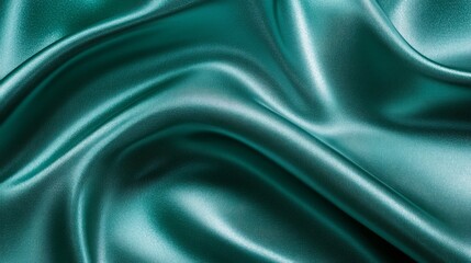 Poster - A piece of fabric with a green hue