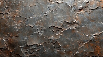 Poster - A wall with a rough, textured surface