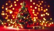 © joe - Festive Christmas Tree on a Gift Box