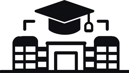 Aufkleber -  Icon representing education on a white background used in mobile and web app design, de_1(358)