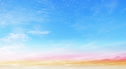 Wall Mural - sky and clouds beautiful summer