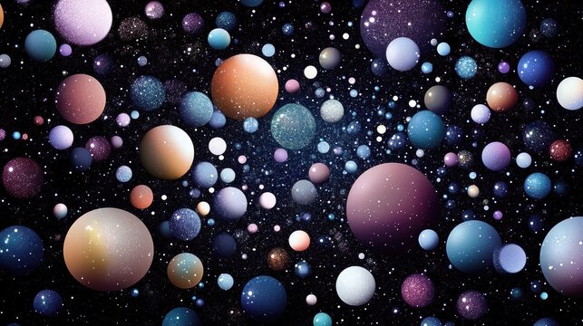 Bright, fluid bubbles twist and swirl in a kaleidoscope of colors, radiating energy and playfulness.