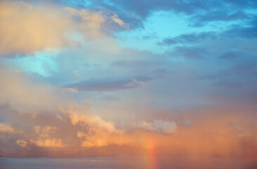 Wall Mural - color sky summer backround