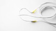 © ThatWorksMedia - White Cable with Yellow Connectors: A Close-Up on Connectivity