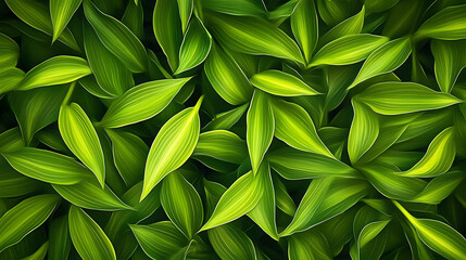 Wall Mural - Green Leaves Background