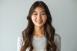 © Surachetsh - Middle-aged Asian women, in their late 30s to early 40s, pose in simple, everyday attire against clean white background. Portraits emphasize natural beauty casual, comfortable fashion.
