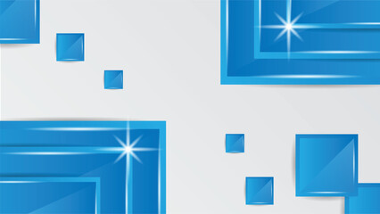 Poster - Abstract Modern Website Glossy Background with Rectangle and Square Shapes. Backgrounds and textures concept vector art