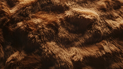 brown fluffy fur texture, fabric wool material, soft fluffy animal hair, abstract natural wool patte
