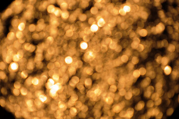 Poster - A captivating image of out-of-focus lights