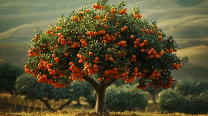 tree of food orange 