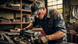 © Eugeny - Auto mechanic repairing car, practical workshop scene