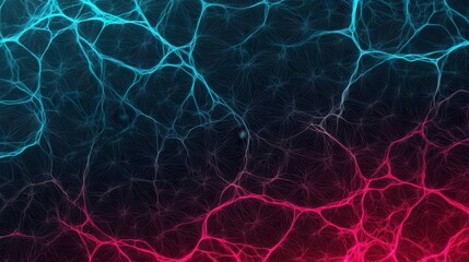Abstract Network  Glowing Lines  Pink Blue Texture  Digital Art Background