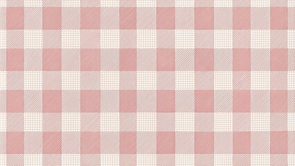 Wall Mural - Subtle Pink and White Checkerboard Pattern with Diagonal Stripe Detail