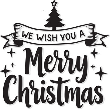 Merry christmas and happy new year art
