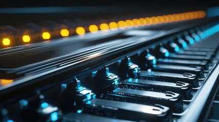 Poster - High-Tech Magnetic Levitation Railway Track Design
