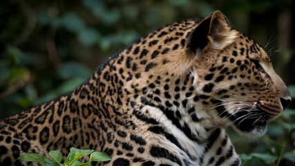 Fototapete - Leopard Looking Around 
