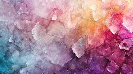 Poster - A colorful background with a lot of different colors and shapes