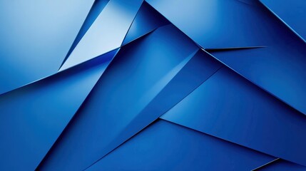 Poster - Abstract Blue Background with Layered Paper Texture in Modern Design Style, Perfect for Technology or Creative Projects, Enhancing Digital and Print Aesthetics