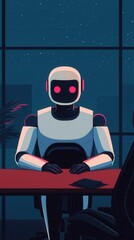Poster - Future robot integrating human resource management in a modern office environment