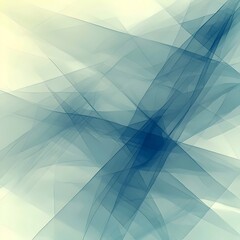 Poster - An abstract composition featuring flowing blue and light hues, creating a sense of depth and movement. The soft gradients blend seamlessly to evoke a tranquil atmosphere.