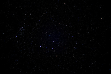 Wall Mural - real starry sky. night scape with beautiful starry sky