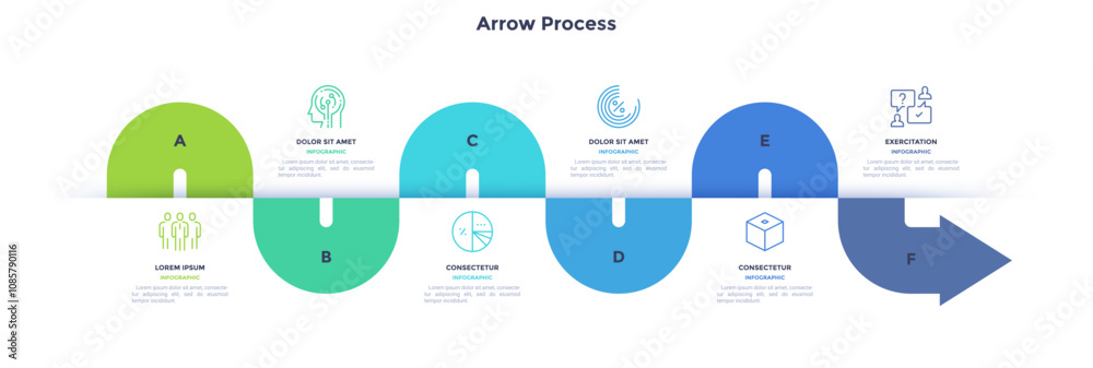 Modern Infographic Vector Template Stock Vector | Adobe Stock