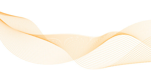 Poster - abstract golden wave line background, minimalistic tillable patterns with fine lines and simple elem