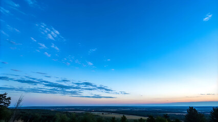 Wall Mural - sunset in the mountains