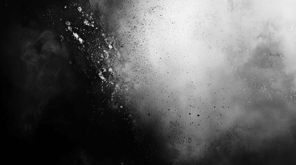 Wall Mural - background black gray grainy gradient banner design abstract poster cover header design