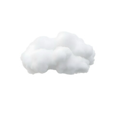 Wall Mural - white weather cloud on transparent background png