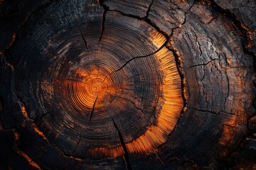 Aufkleber - A detailed view of a wooden plank's texture and grain, suitable for use in various design contexts