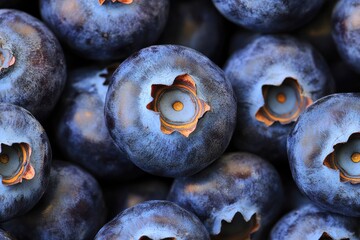 Aufkleber - Fresh blueberries in a compact cluster
