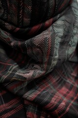 Poster - A person wearing a scarf wrapped around their head, suitable for use in fashion or lifestyle images