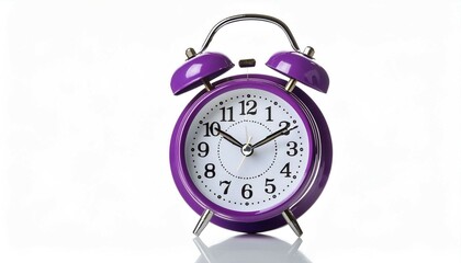 Wall Mural - alarm clock on a white background