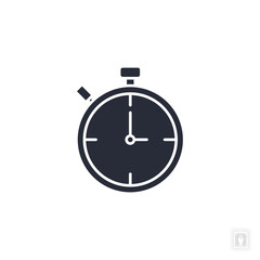 Fototapete - Stopwatch icon. Stopwatch Symbol sign for mobile concept and web design. Vector icon, Logo illustration, Vector graphics