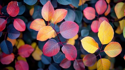 Wall Mural - the colorful leaves