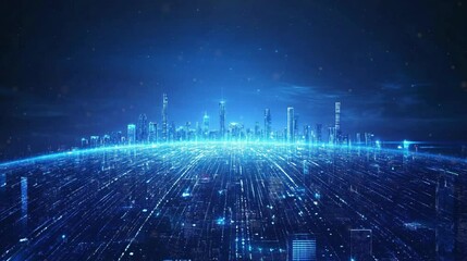Poster - Digital Cityscape: The Future of Urban Living