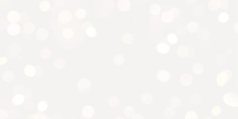 Wall Mural - blurred bokeh light background in soft white and gold tone. vector illustration