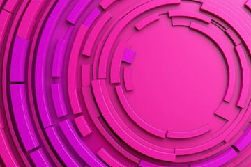 Poster - A dynamic ABC abstract pattern on a pink geomatric line background. An illustration in 3D.