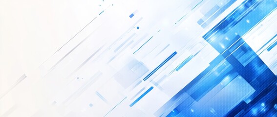 Data-driven futuristic business background with a focus on computer technology
