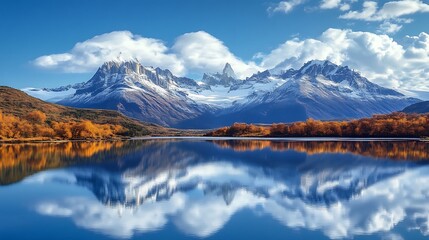  Mountain Lake Reflection