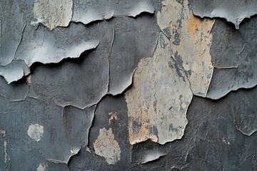 Wall Mural - Abstract Texture of Peeling Paint on a Concrete Wall